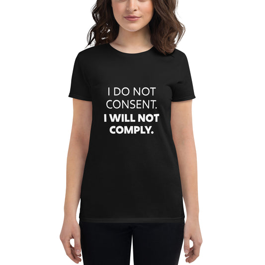 I do not consent short sleeve t-shirt