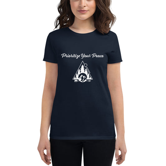 Prioritize Your Peace short sleeve t-shirt